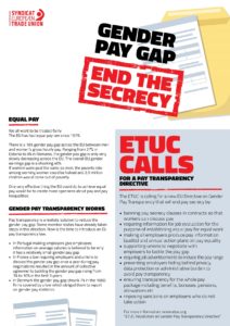 Gender Pay Gap - End the Secrecy