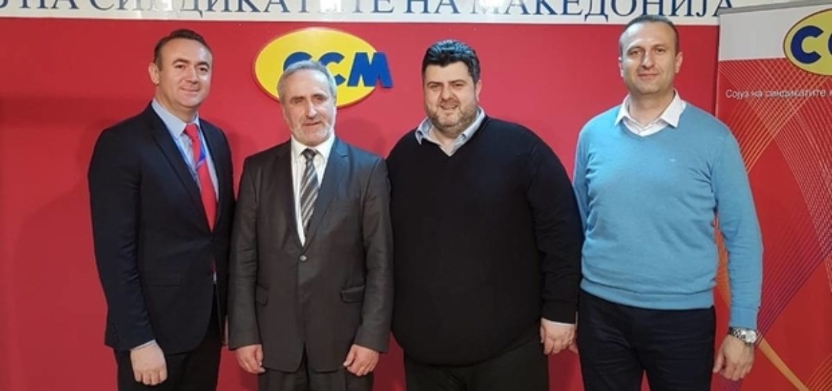 Mr. Darko Dimovski was elected as the President of the Federation of Trade Unions of Macedonia