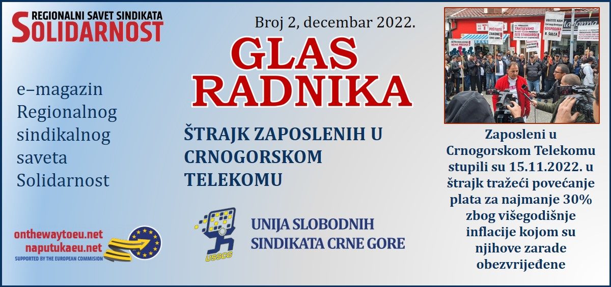 Štrajk zaposlenih u Crnogorskom Telekomu