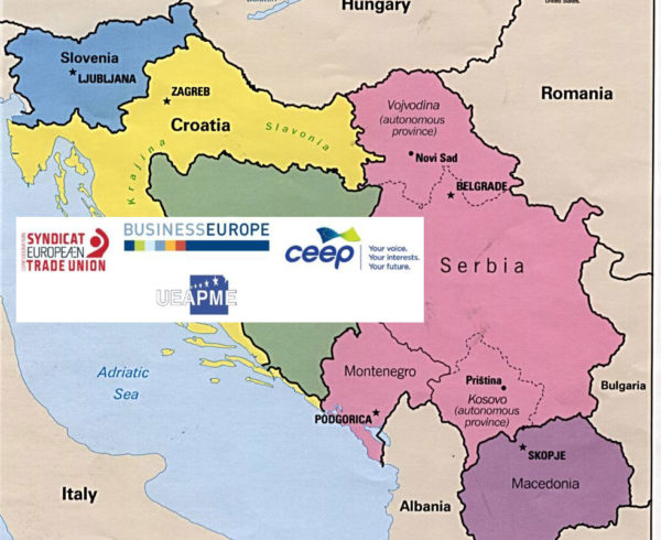 ETUC and European employers promote social dialogue in Macedonia (FYROM), Montenegro and Serbia