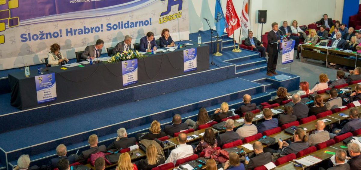 Održan III Kongres Unije slobodnih sindikata Crne Gore
